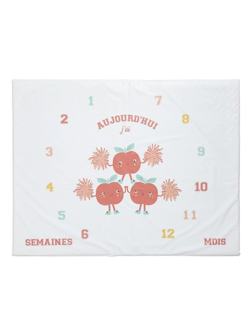 Tapis de jeu avec étapes bébé Rouge tomate