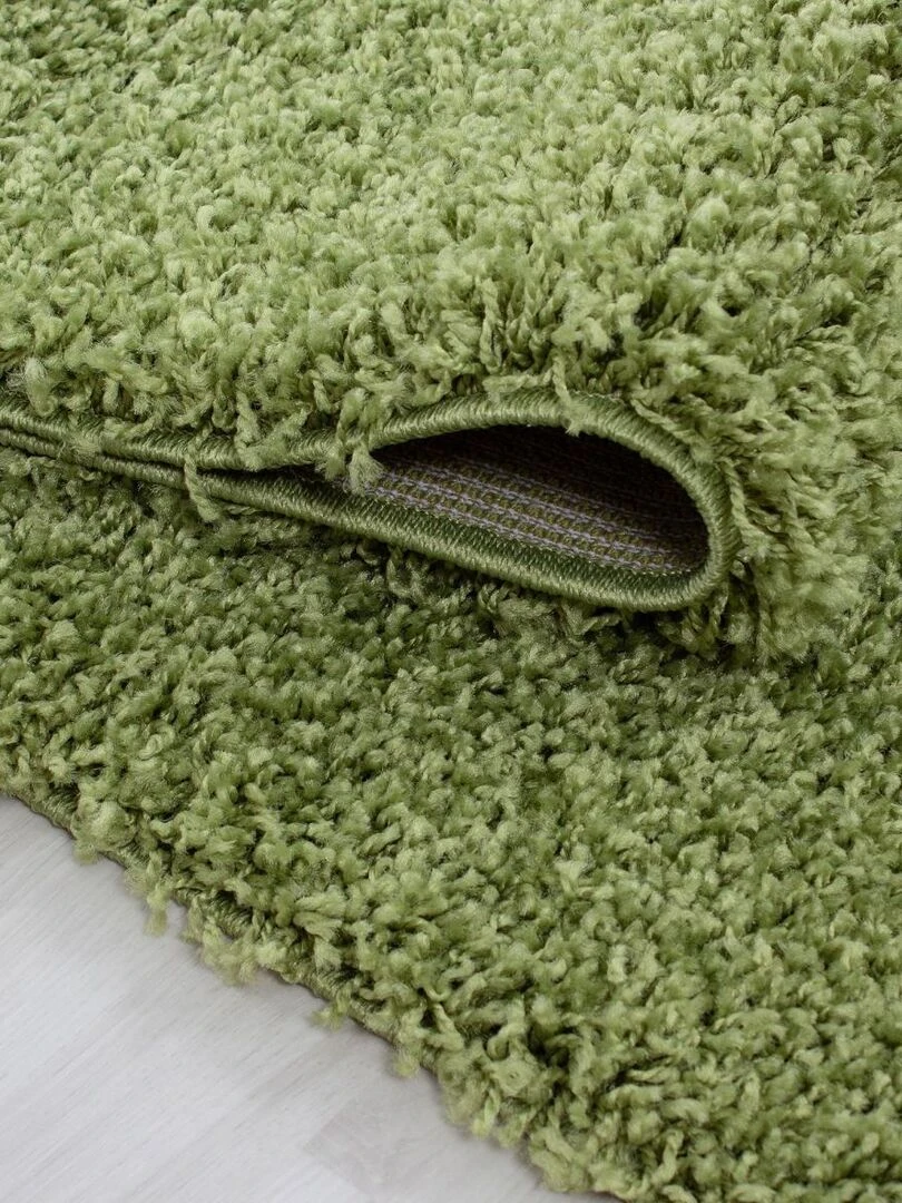 Tapis shaggy UNI L OEKO TEX® Vert