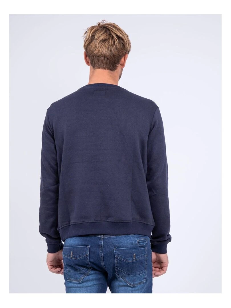 Sweat col rond WETTO Bleu marine