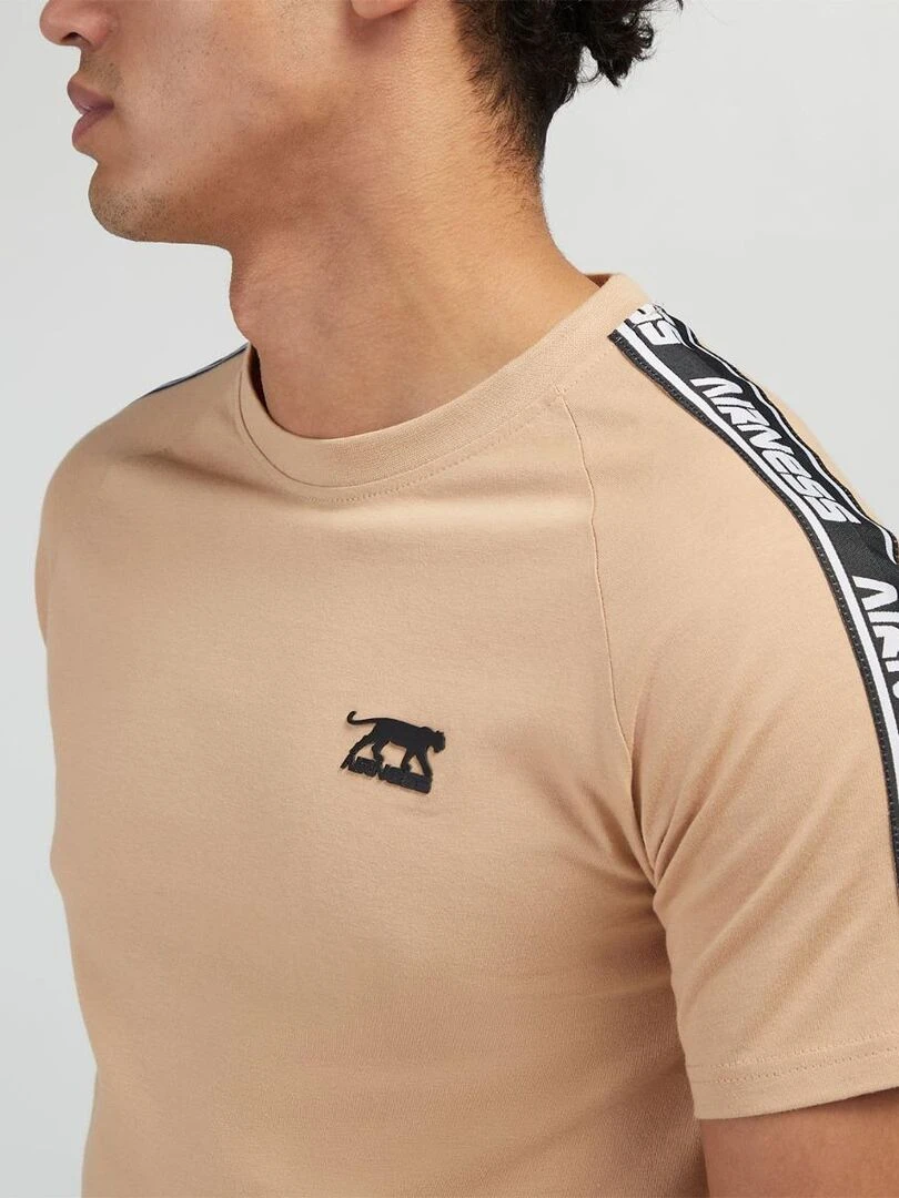 TEE SHIRT NERVE Airness   Beige