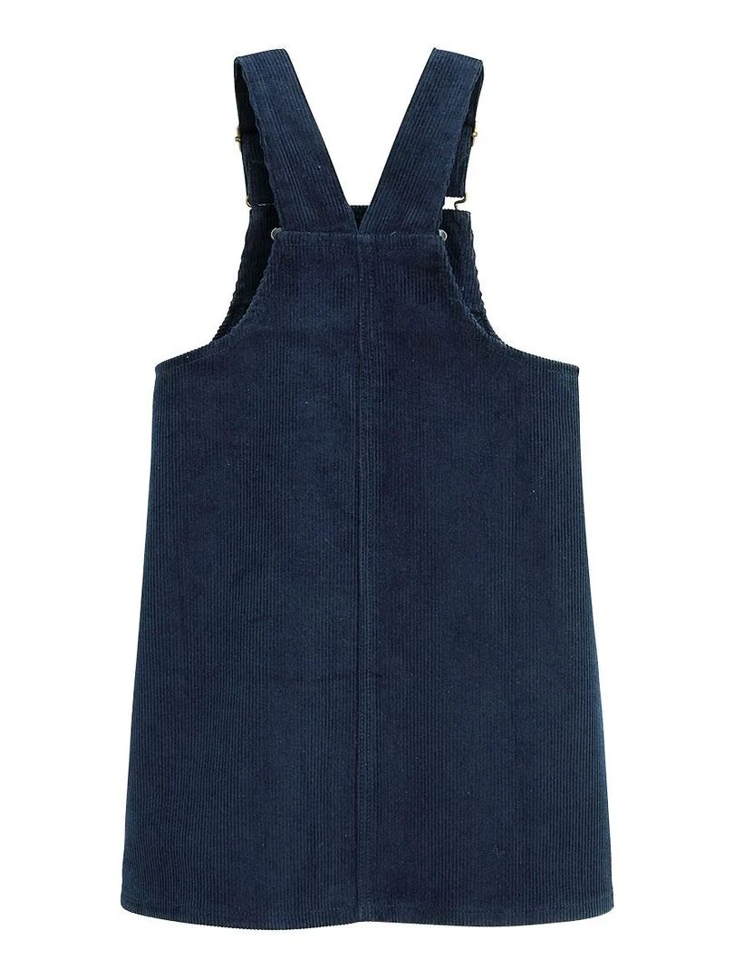 Robe enfant en velours côtelé Belle de Nuit Bleu