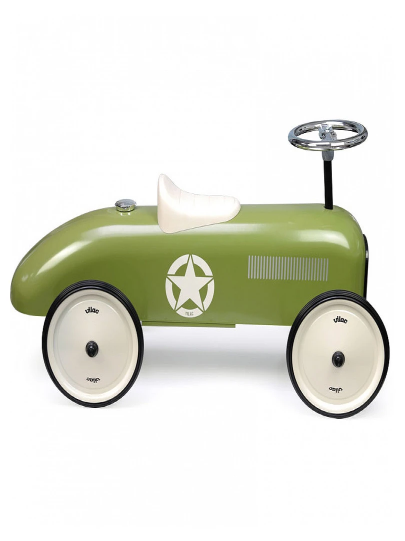 Porteur Vintage Voiture Kaki N/A