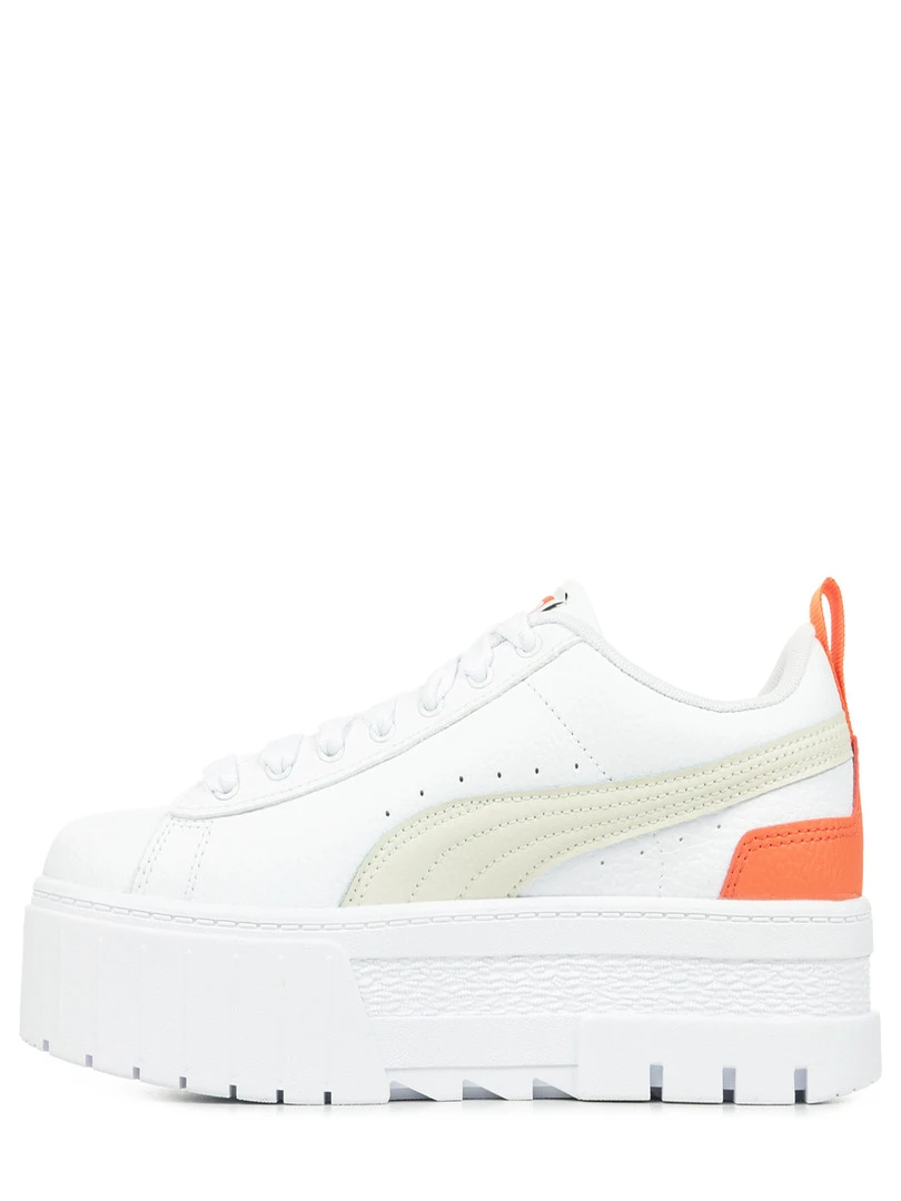 Baskets Mayze Lth Jrite   Blanc