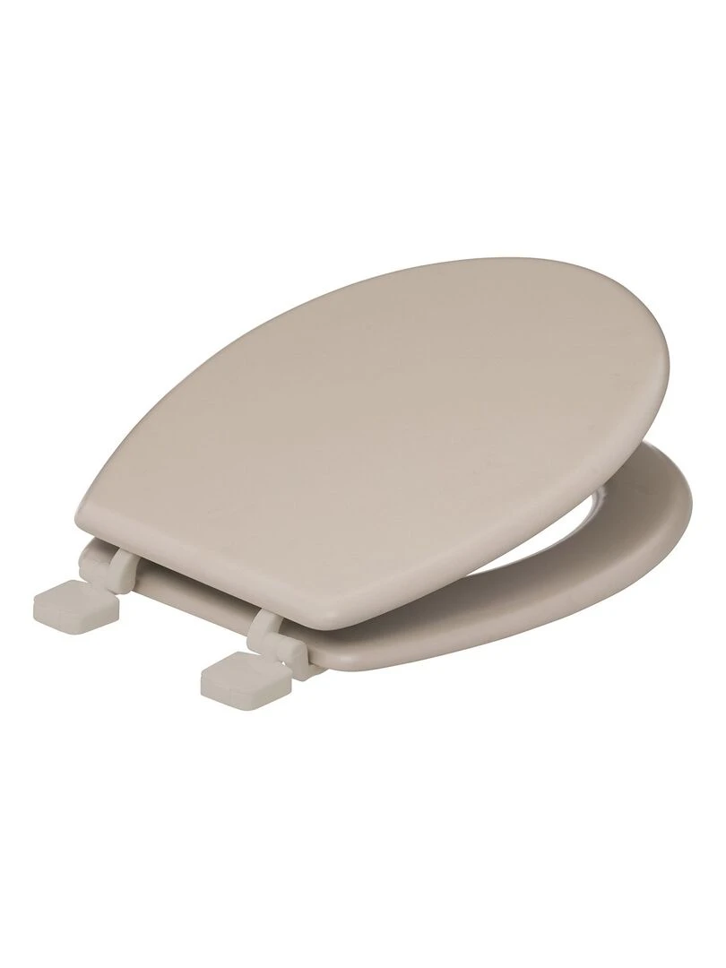Abattant WC bois beige Beige