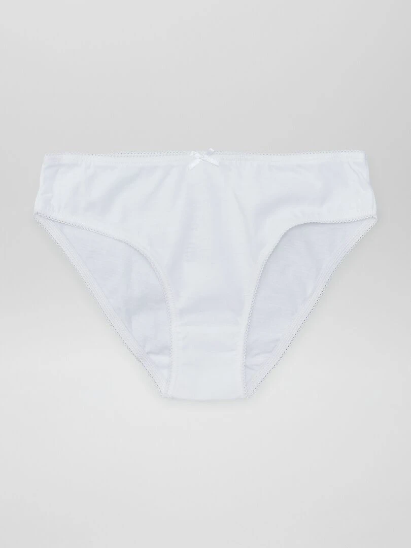 Lot de 7 culottes   Blanc/rose/rouge