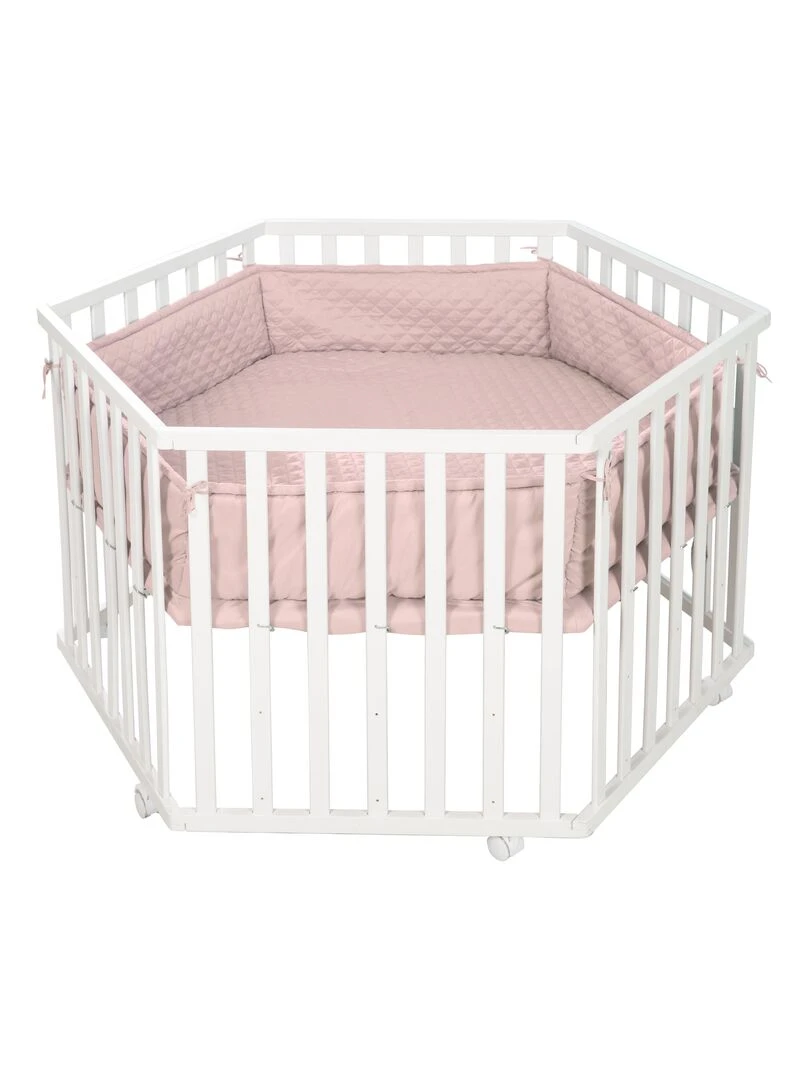 Tapis de parc hexagonal avec bords imperméable 'ROBA' roba Style Rose