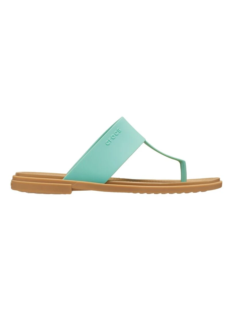 Sandales à Enfiler Crocs Tulum Flip   Bleu turquoise