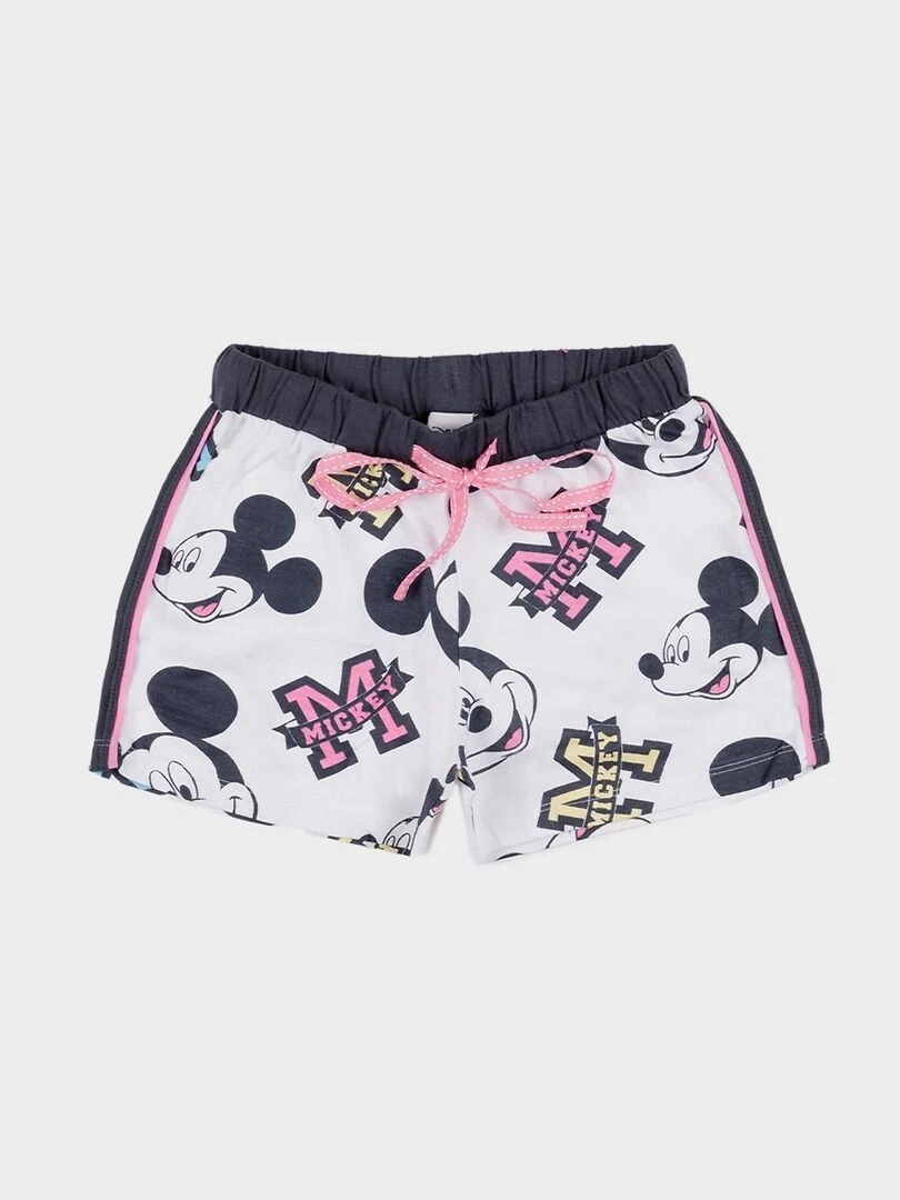 Pyjama short t shirt Mickey 28 Disney blanc   Blanc