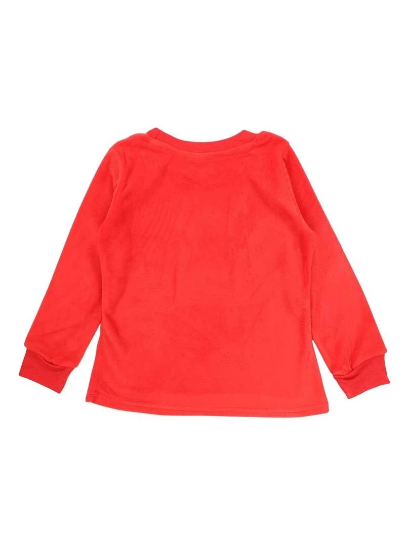Disney   Pyjama fille imprimé Minnie en coton   Rouge
