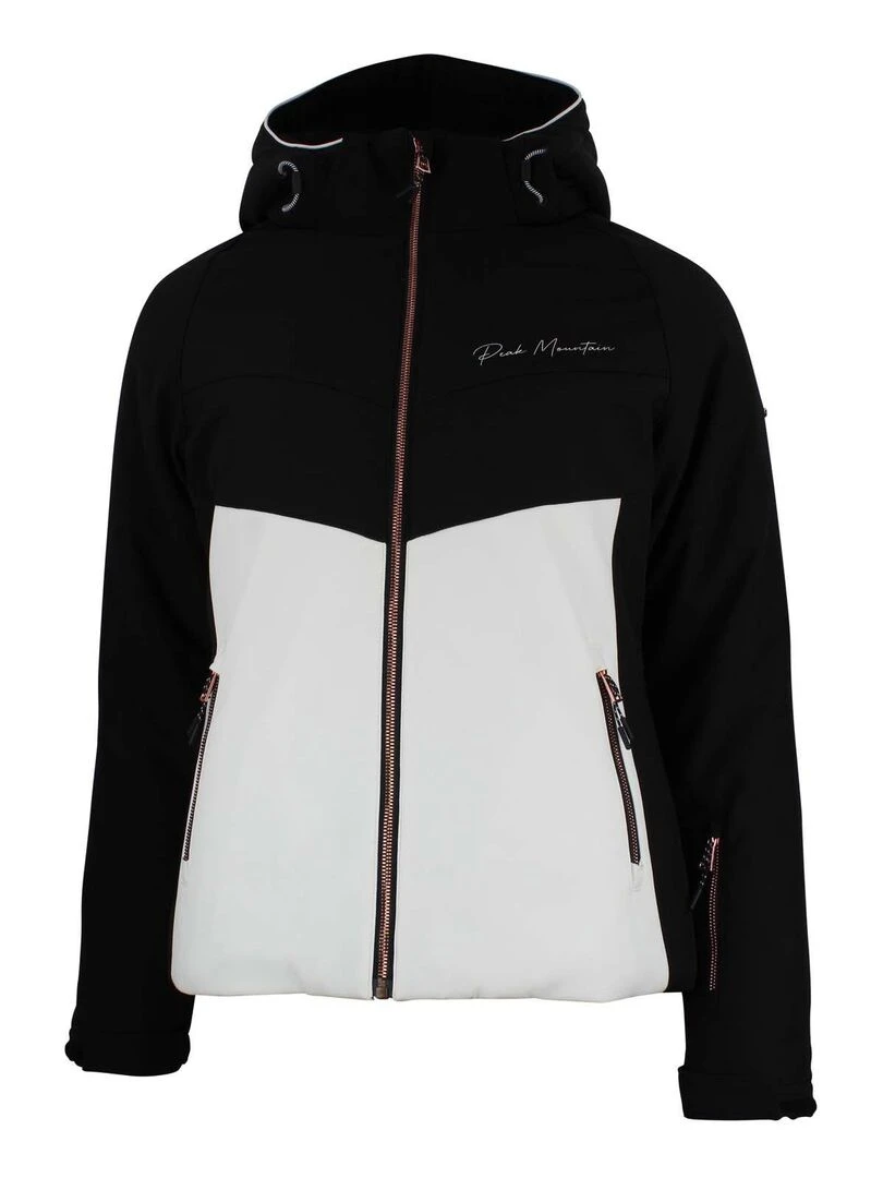 Blouson de ski femme AFOLIR Blanc Noir