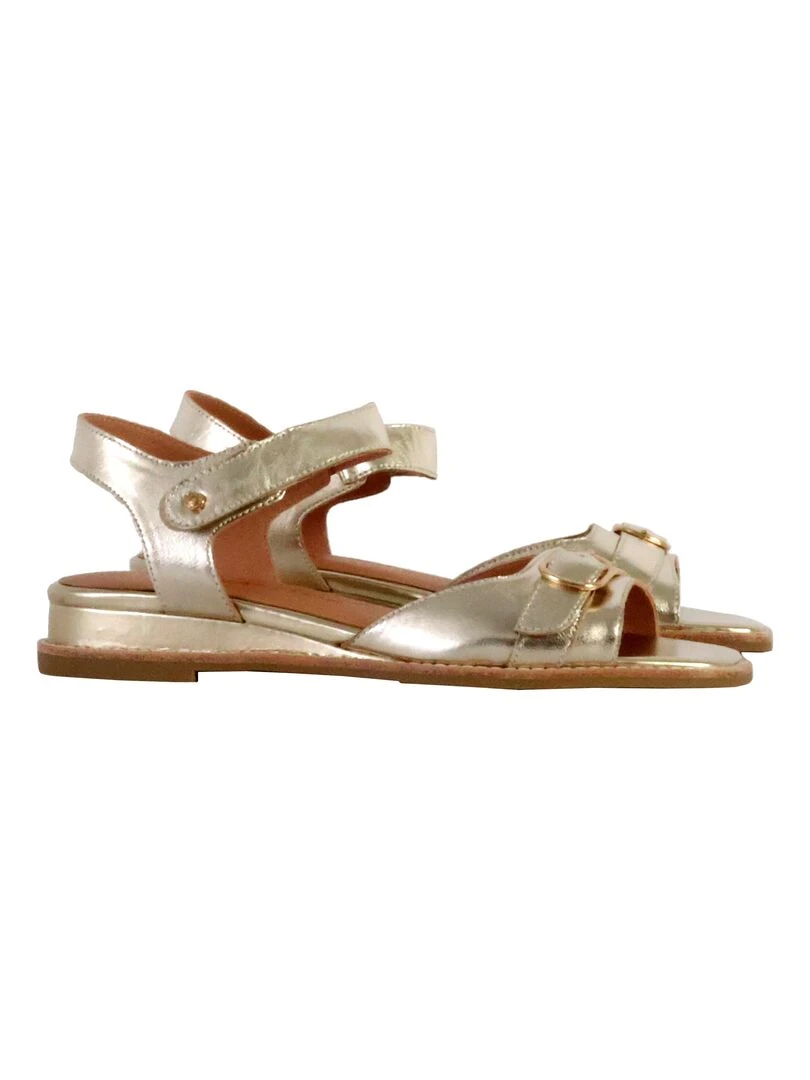 Sandale Cuir Emilie Karston Katia   Gris