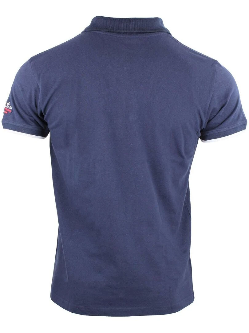 Polo manches courtes homme CORNELIUS PEAK MOUNTAIN Bleu marine