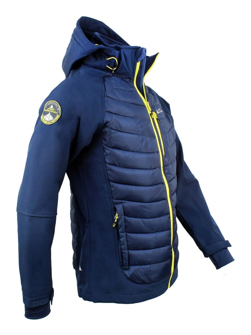 Blouson softshell homme CAPASO   PEAK MOUNTAIN   Bleu