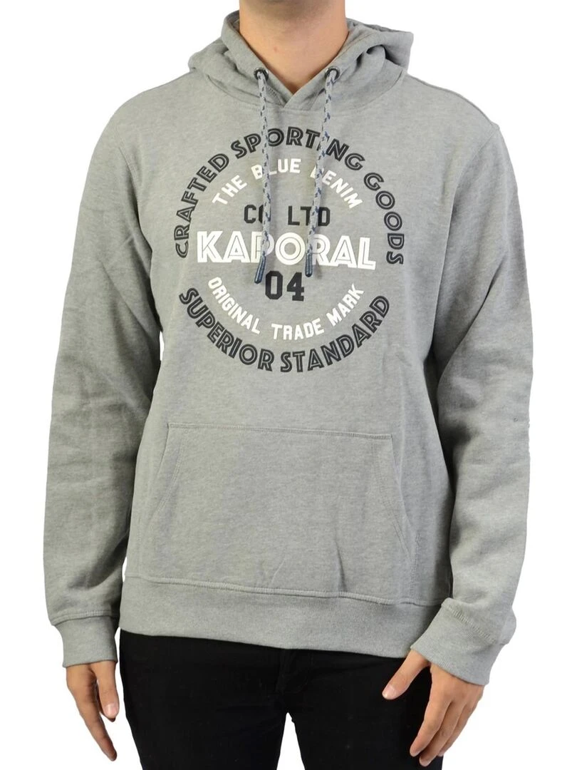 Sweat à Capuche Kaporal Goslo Gris