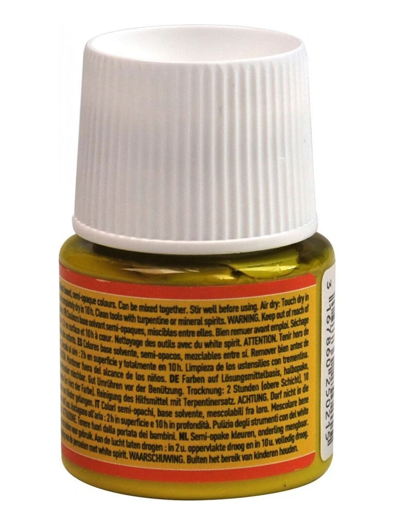 Peinture céramique et multi surfaces   Jaune   45 ml   N/A