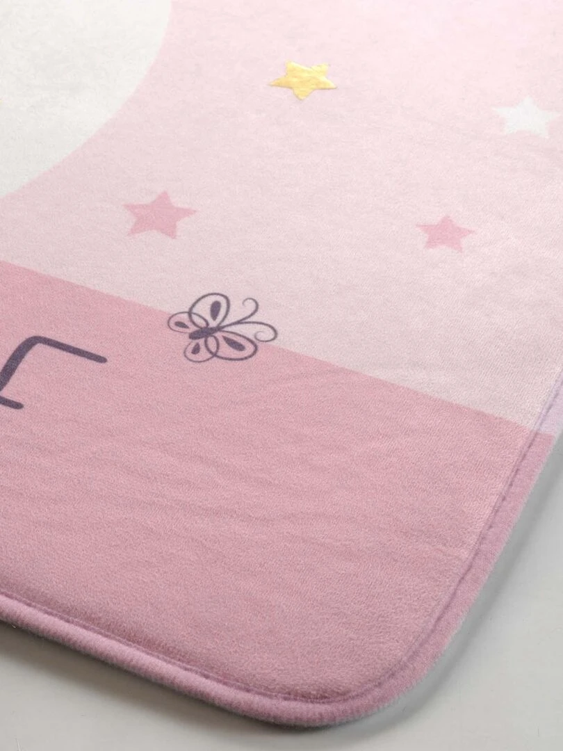 Tapis velours Petite Danseuse Etoile Rose