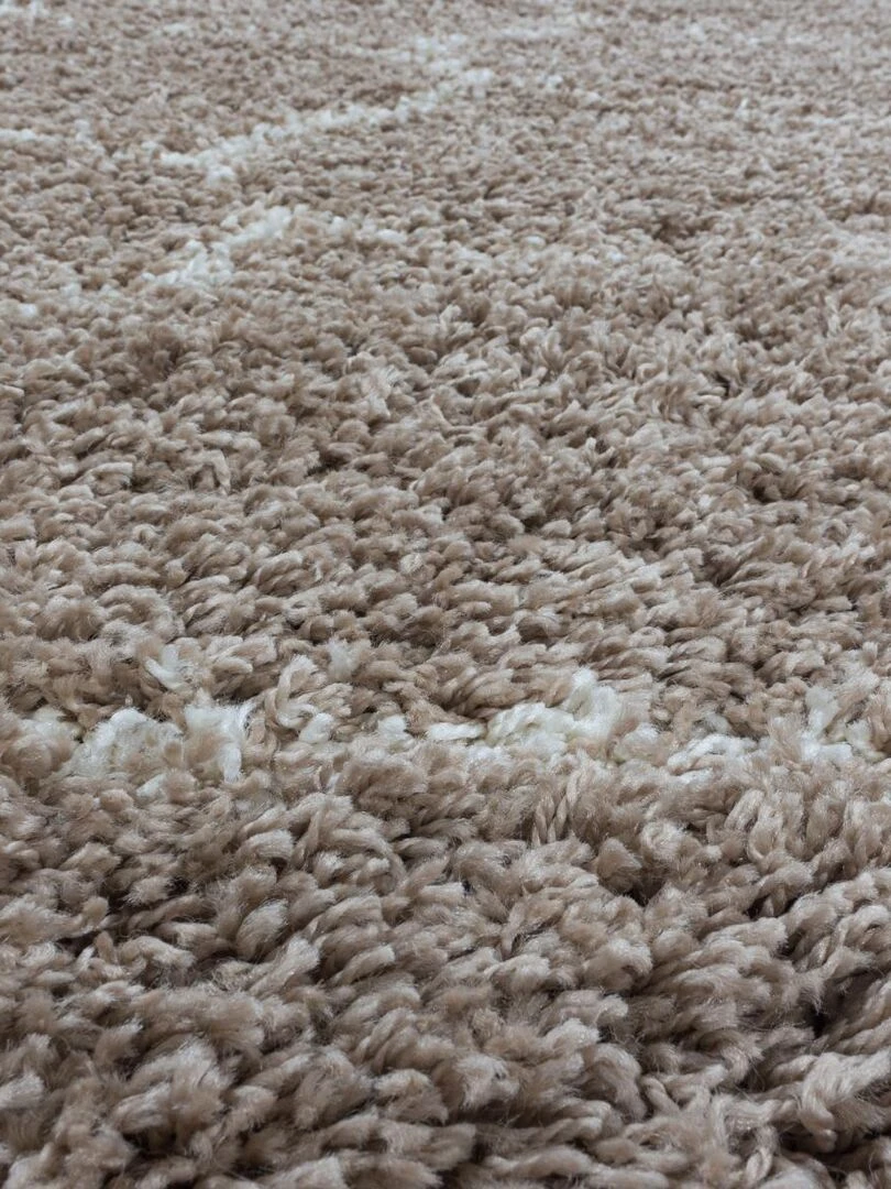 Tapis shaggy SCANDINAV A OEKO TEX® Beige