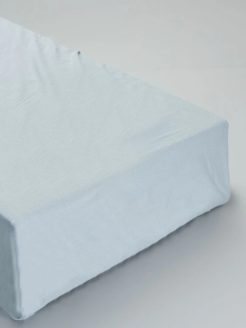 Drap housse   Lot de 2   Bleu