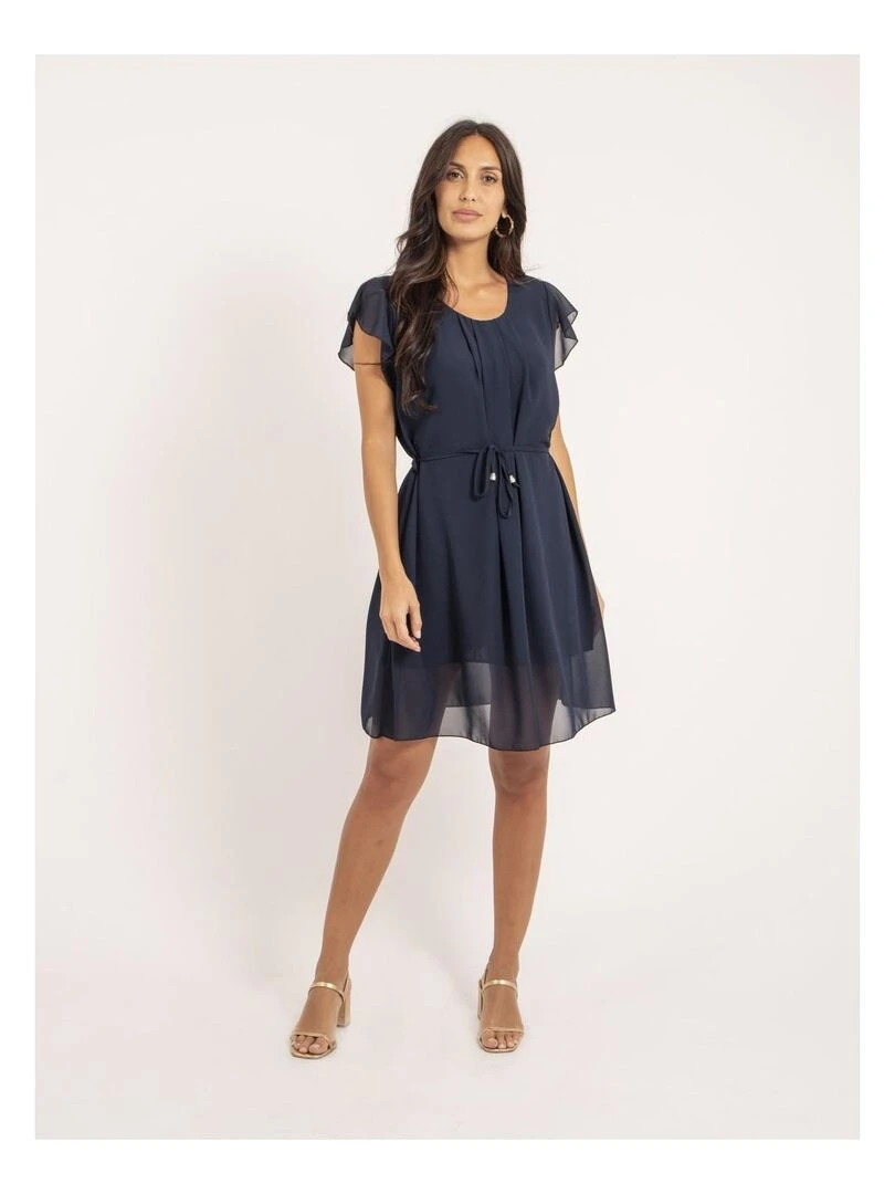 Robe courte IEVE   Bleu marine