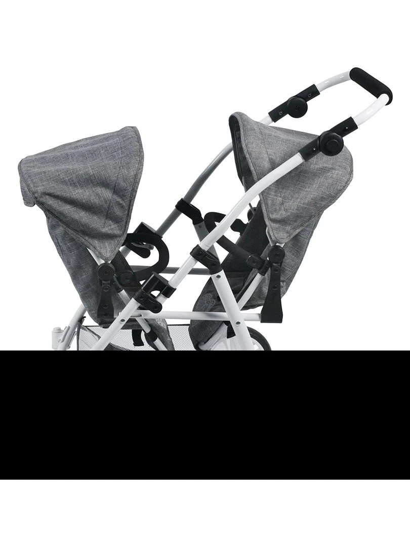 Le buggy Twinny pour poupées  Anthracite   N/A