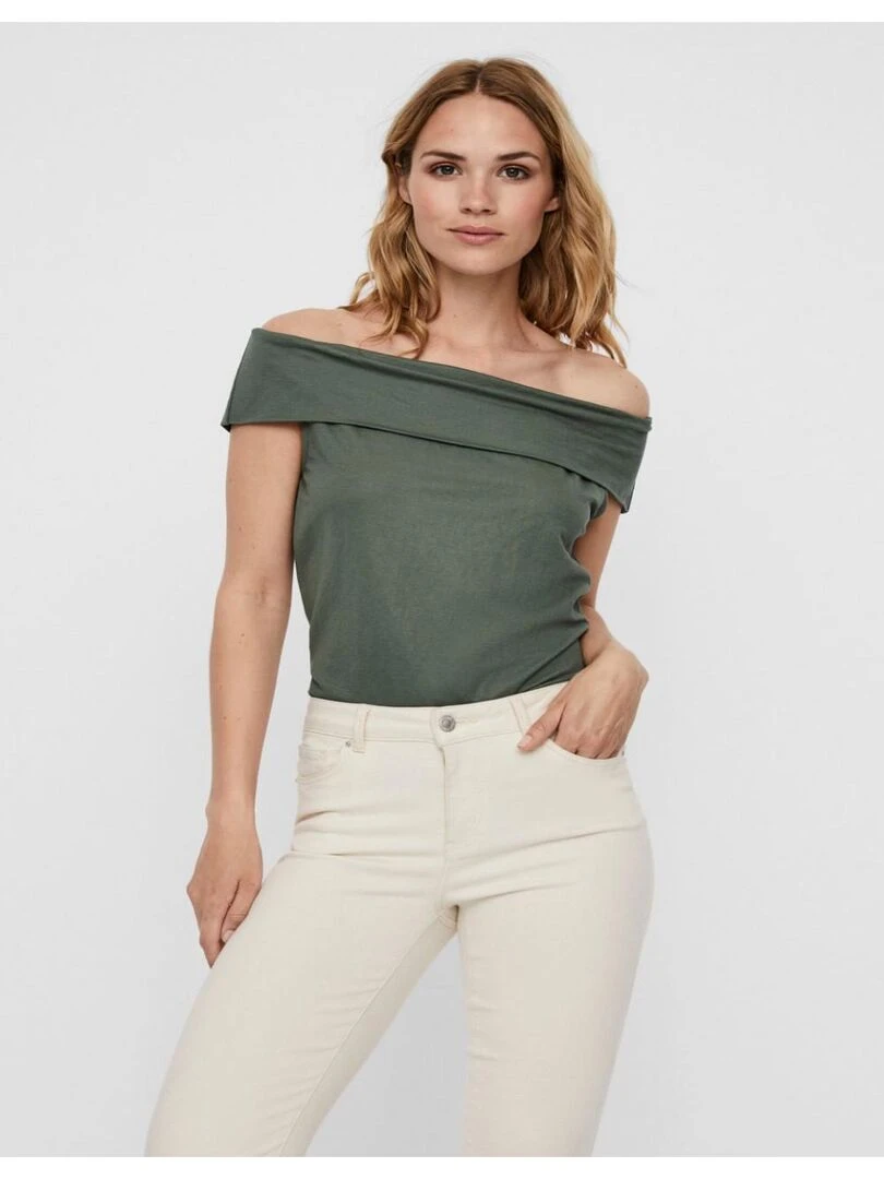 Top Vero Moda Vert