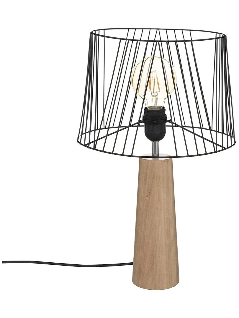 Lampe droite Joe noir H46 Noir