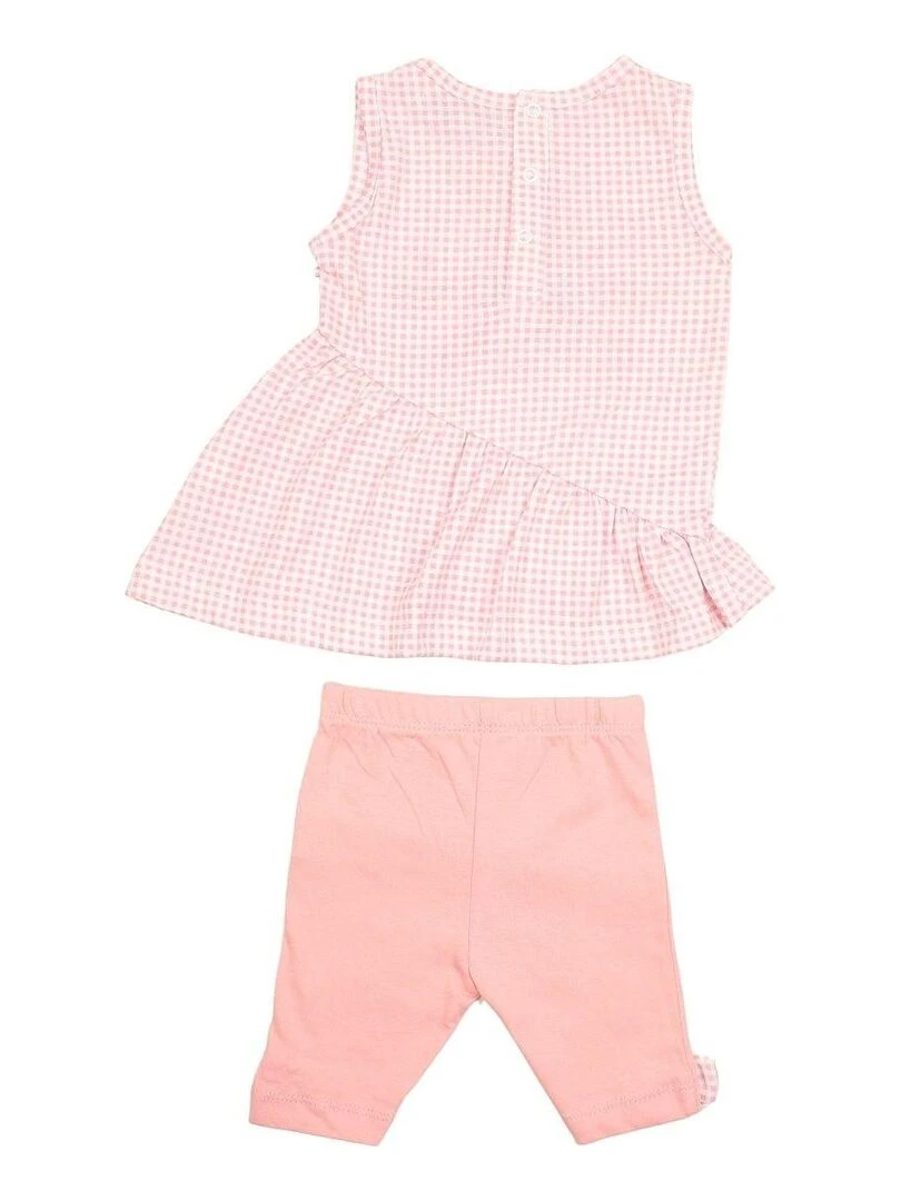 Lee Cooper Ensemble Tunique legging bébé fille Imprimé Lee Cooper Rose