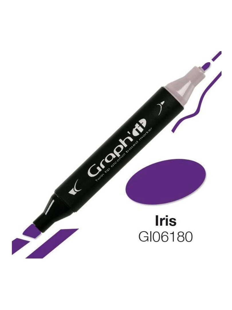 Marqueur Graph'It à double pointe   Iris   N/A