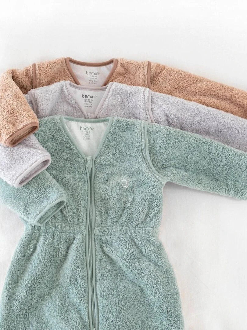 Bemini Gigoteuse  jambes séparables Softy   Gris clair