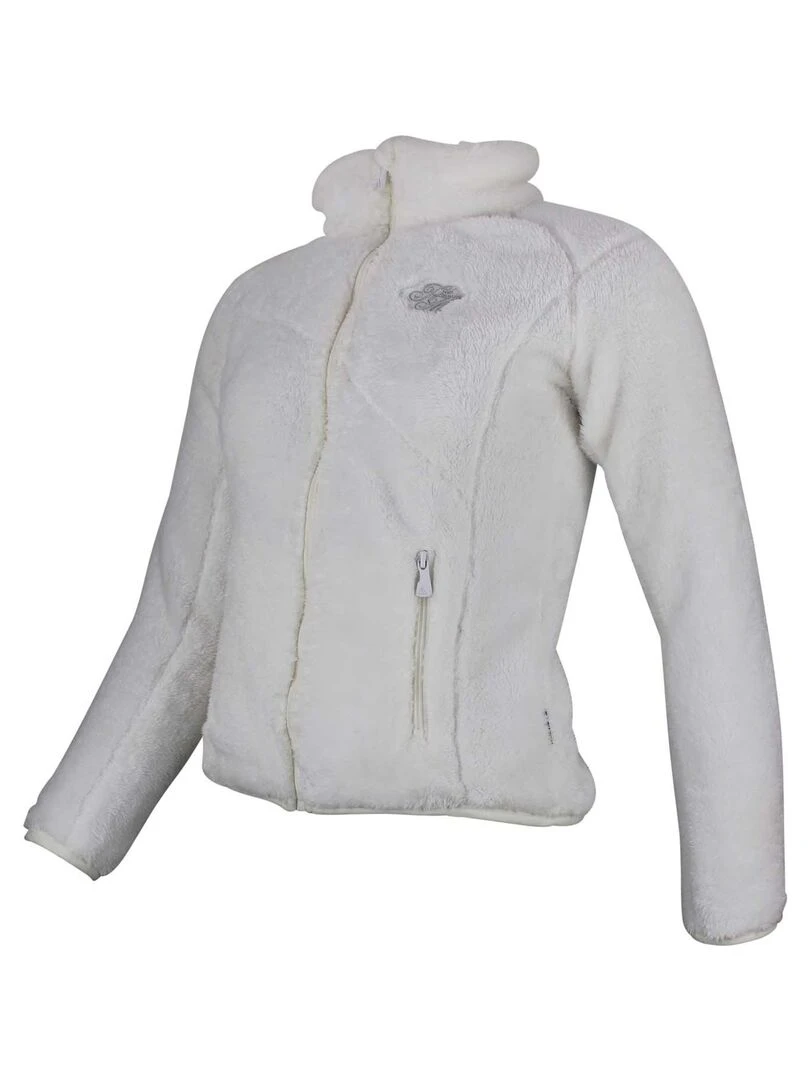 Polaire fille GARIANE   PEAK MOUNTAIN   Blanc