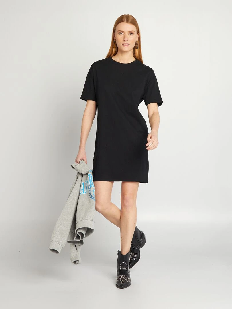 Robe t shirt noir