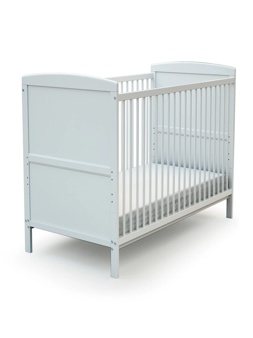 AT4 Lit bébé évolutif ESSENTIEL en bois Blanc