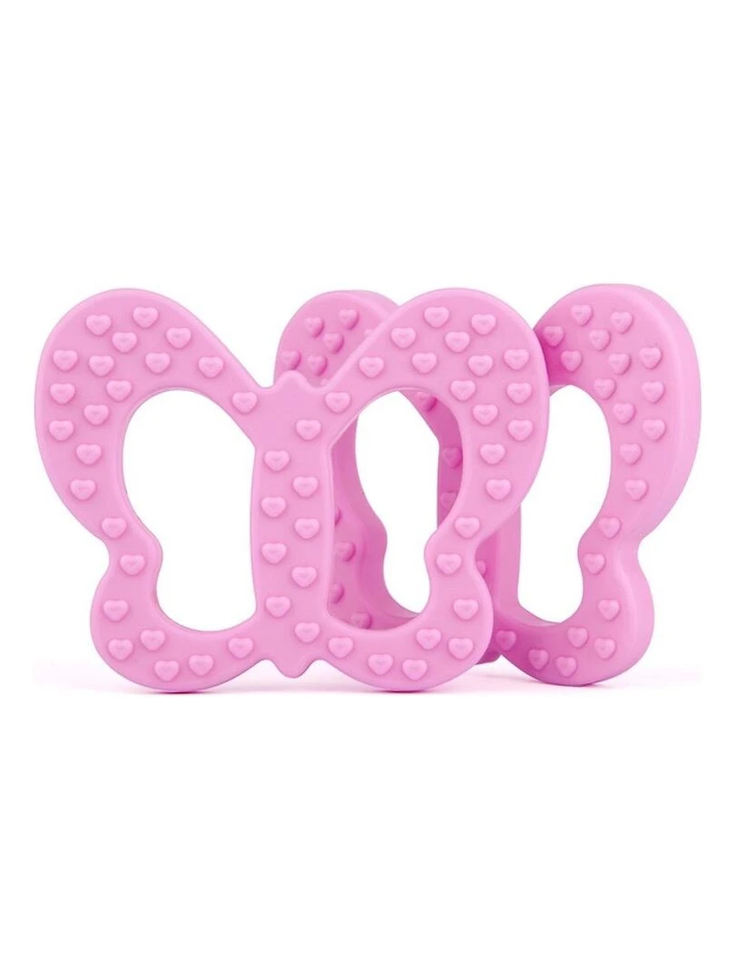 Jouet de Dentition Non Toxique Papillon   Violet