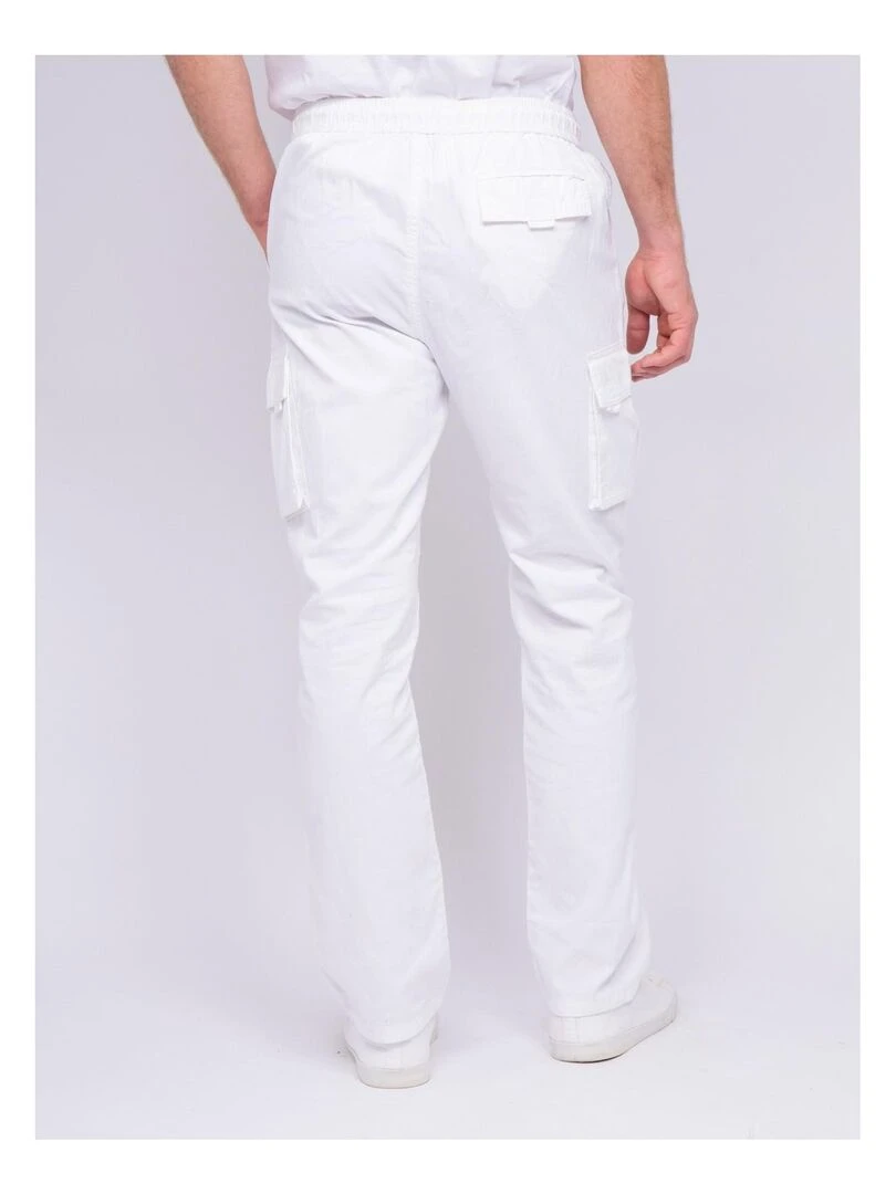 Pantalon battle CORK Blanc