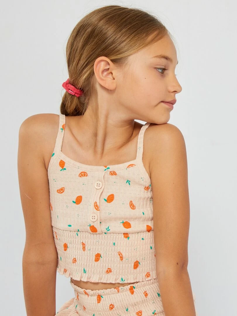 Maillot de bain rayé   1 pièce   Jaune