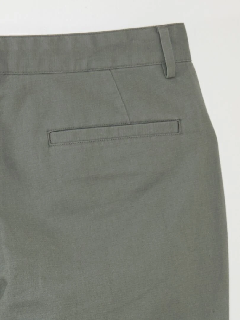 Pantalon chino droit   Vert