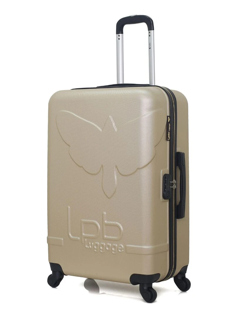LPB LUGGAGE   SET DE 3 ABS NORINE A 4 ROUES   Beige