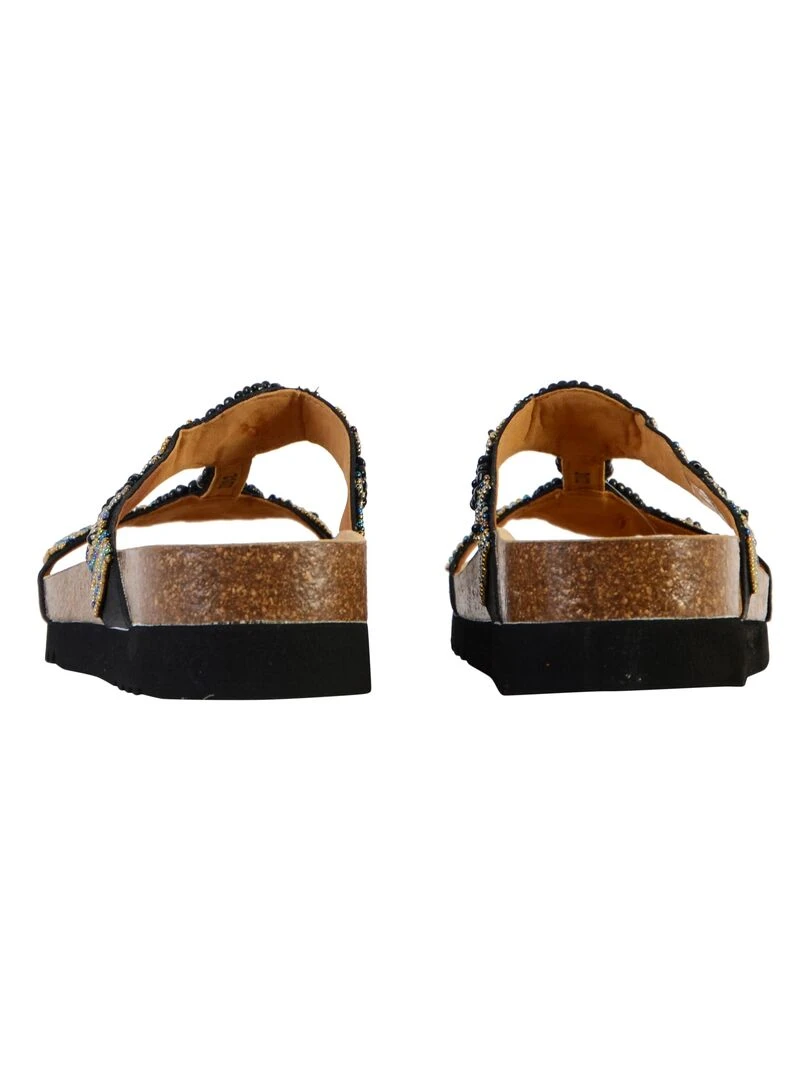 Mules à Enfiler Scholl New Bogota'Wedge   Noir