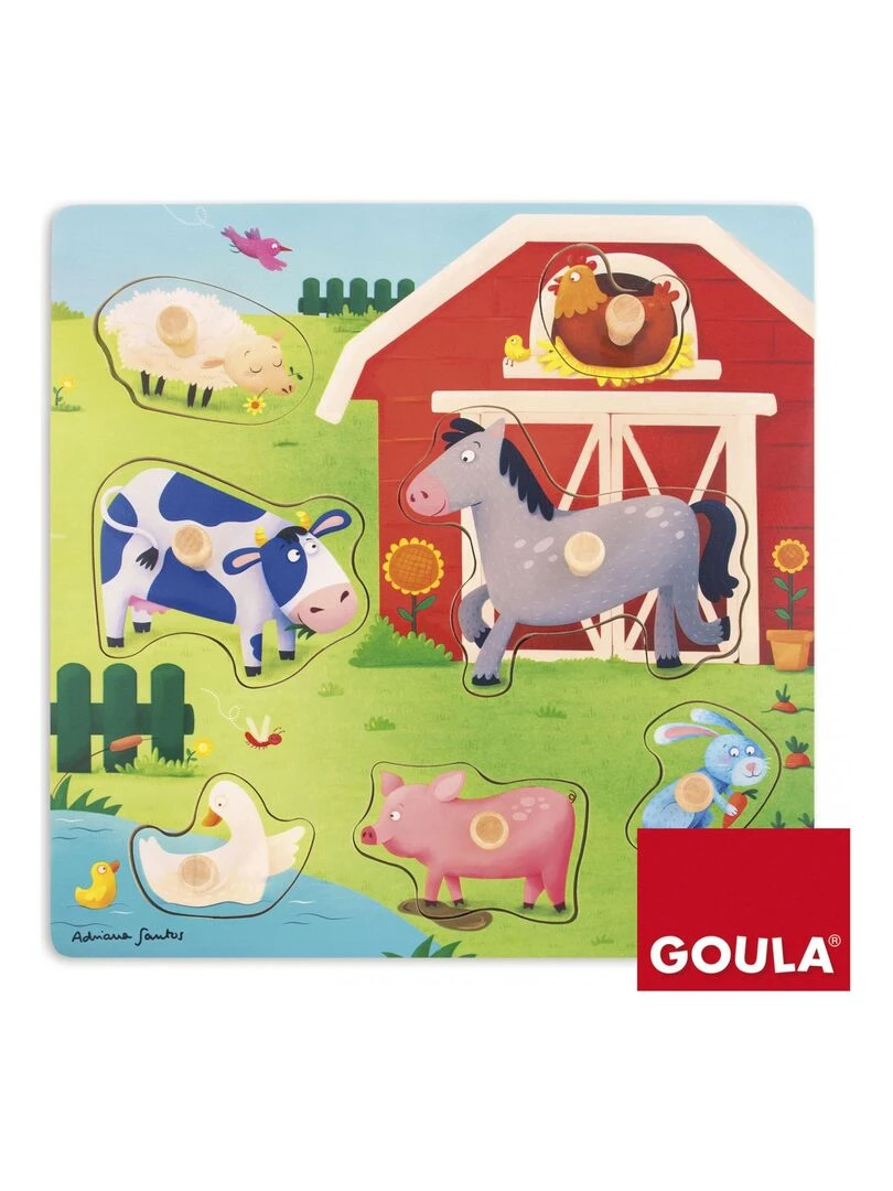 Puzzle Mamans Et Bébés Animaux De La Ferme (7 Pièces) N/A