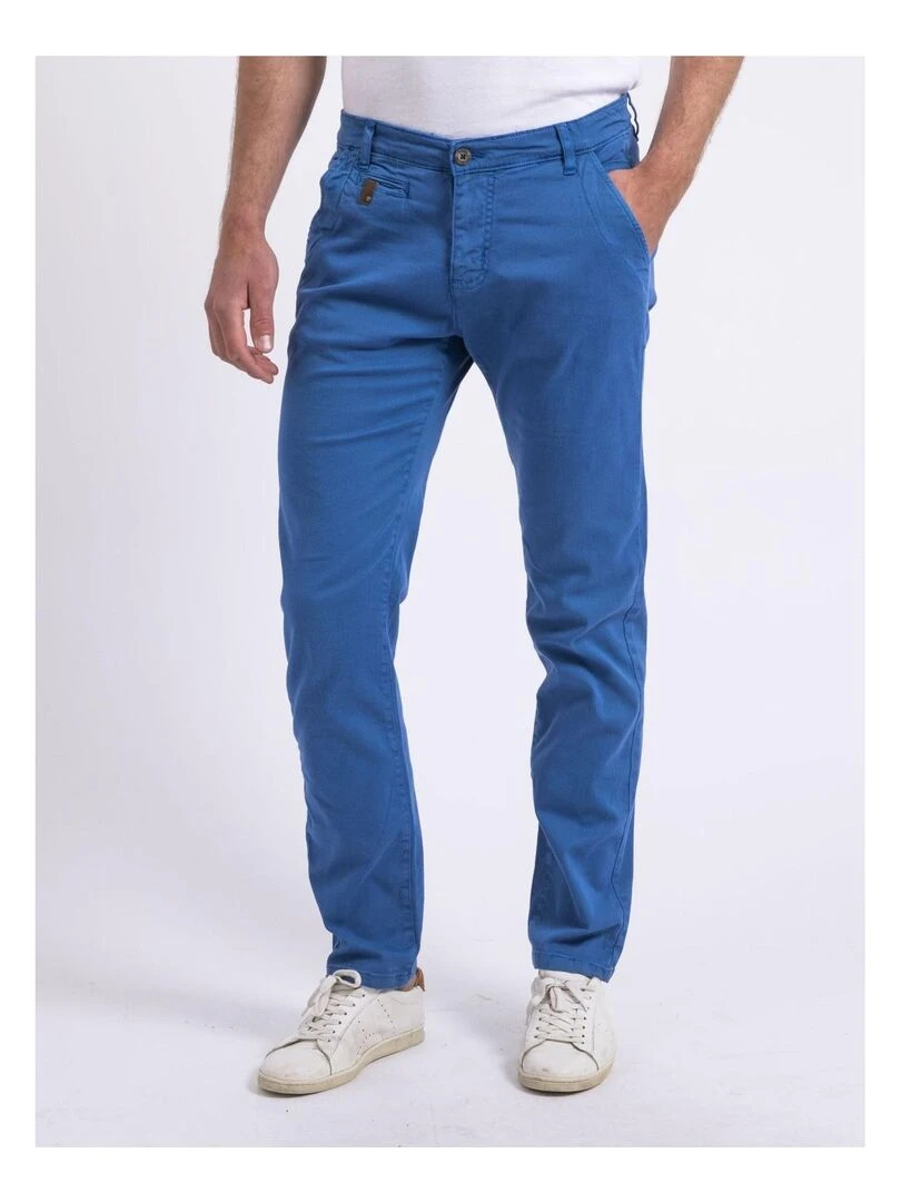 Pantalon chino slim CODY Bleu roi