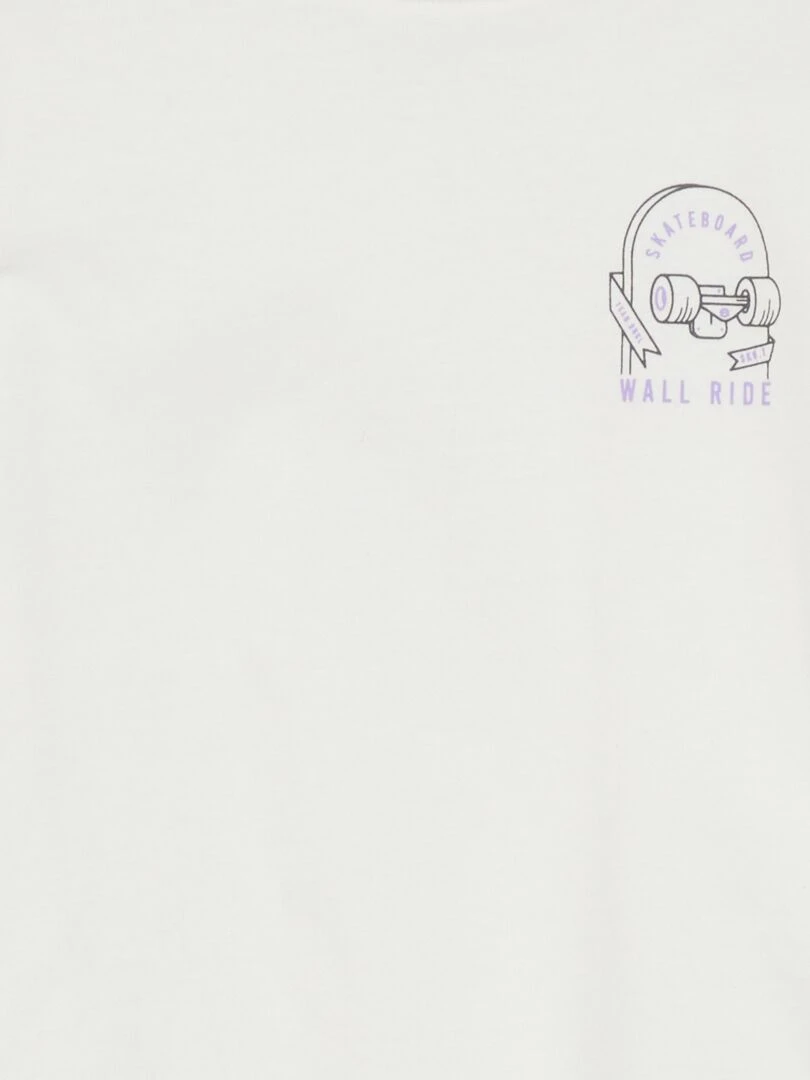 Tee shirt en jersey à manches longues   Lot de 3   Violet/blanc/gris