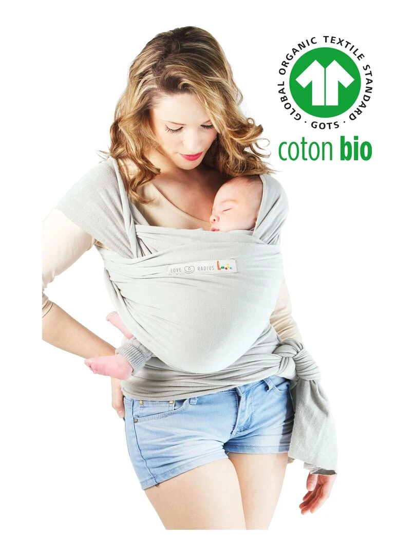 Écharpe BASIC   Fibres BIO   Perle   Gris perle