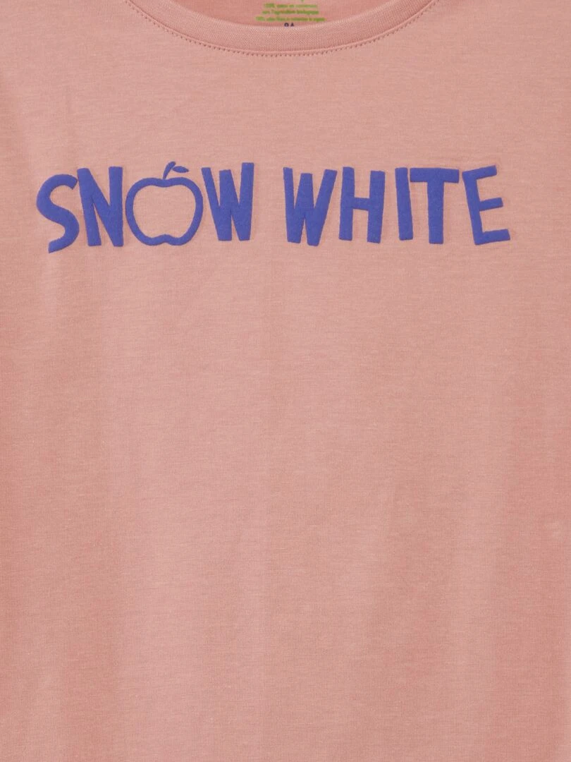 T shirt 'Blanche Neige'   Rose