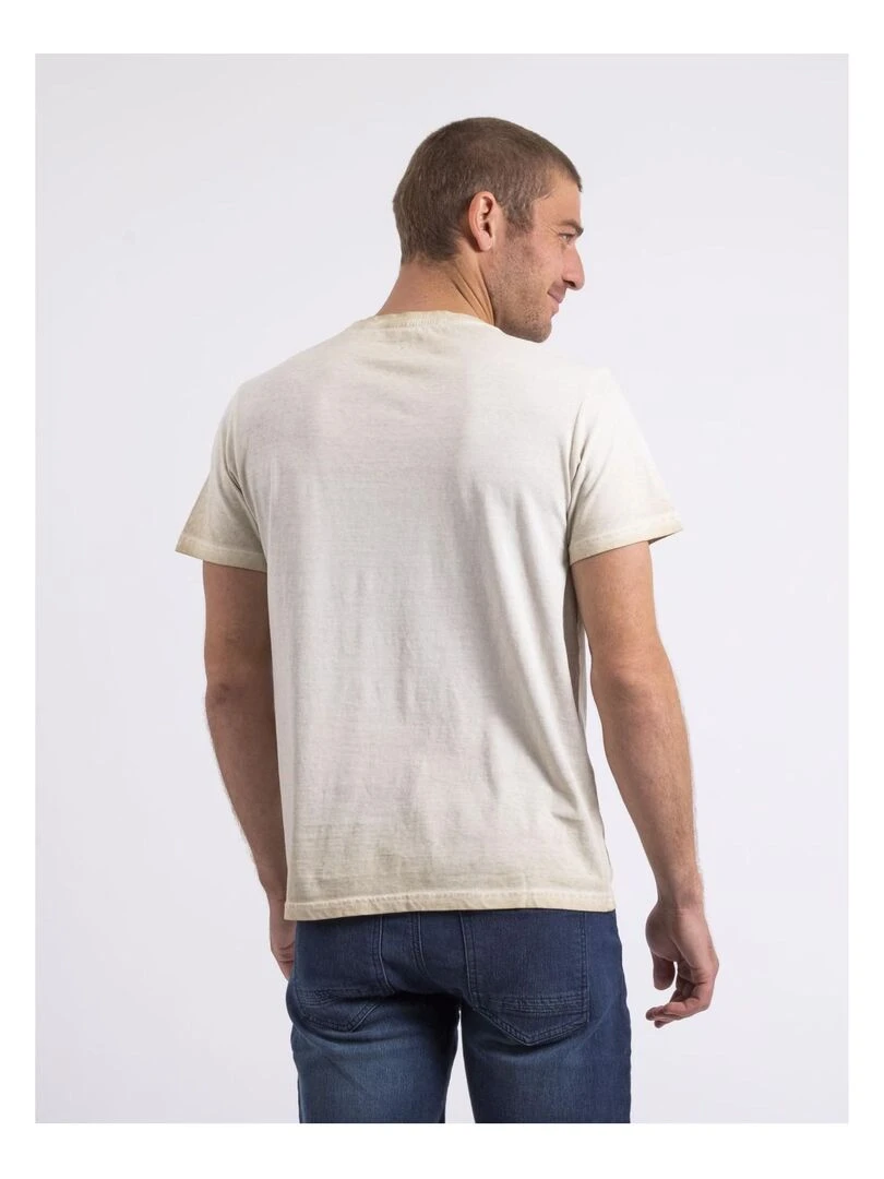 T shirt col rond NIRAVELO   Beige