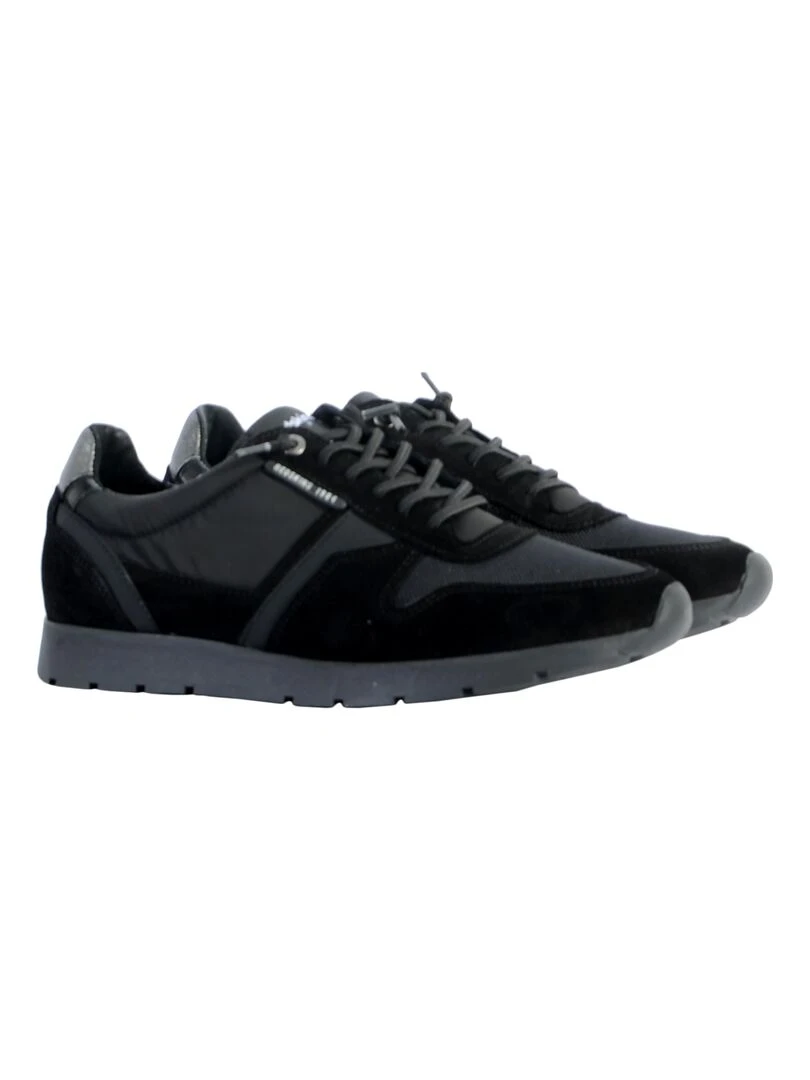 Basket Cuir Redskins Smith   Noir
