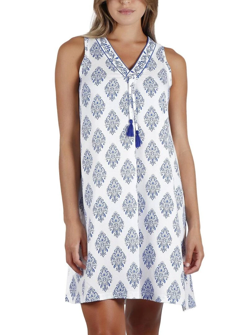 Robe estivale sans manches Cord Bleu