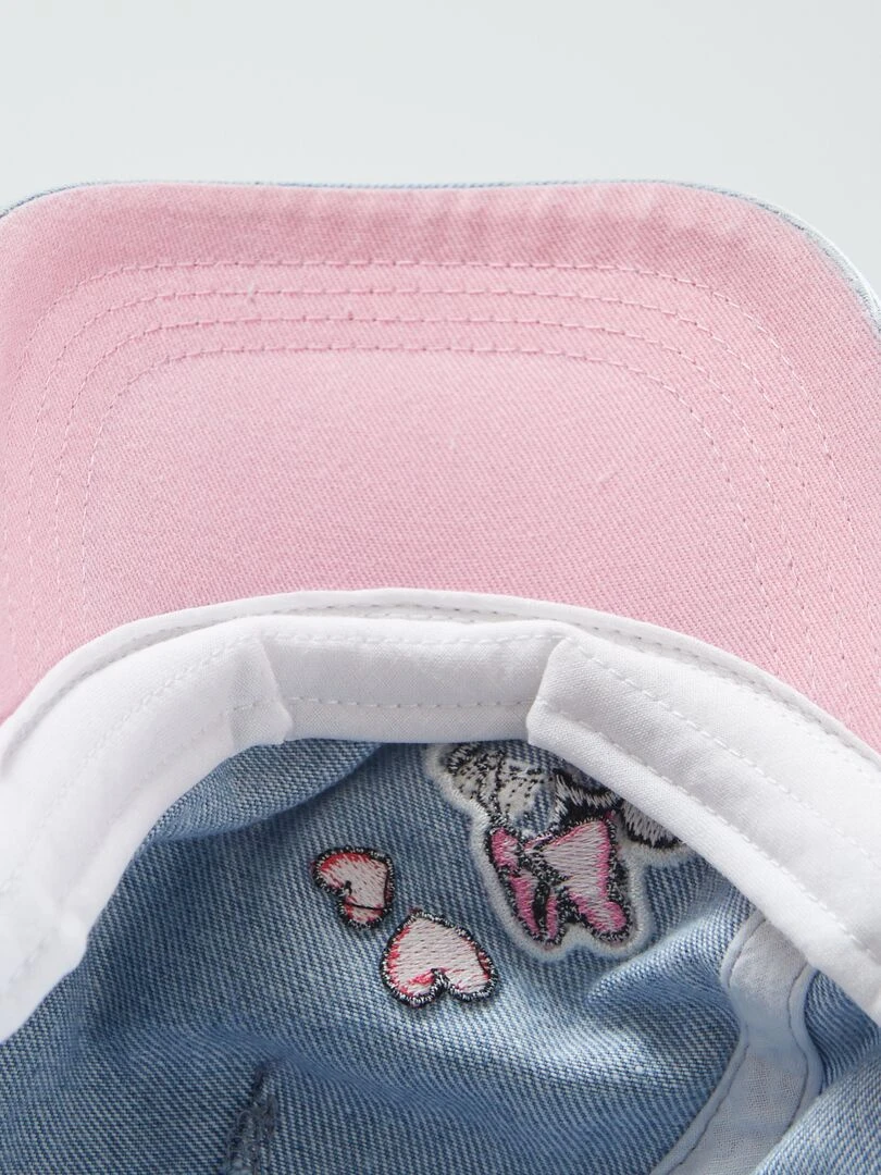 Casquette 'Minnie' en denim   Bleu