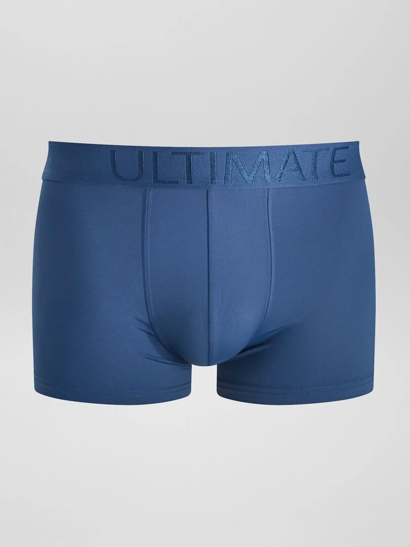 Lot de 3 boxers en microfibre stretch   Bleu