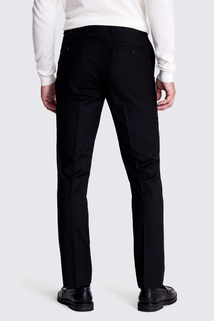 Slim Fit Black Stretch Trousers Buy Online at Moss