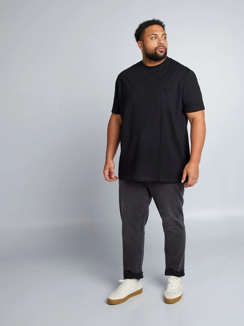 Jean slim stretch L32 Gris anthracite